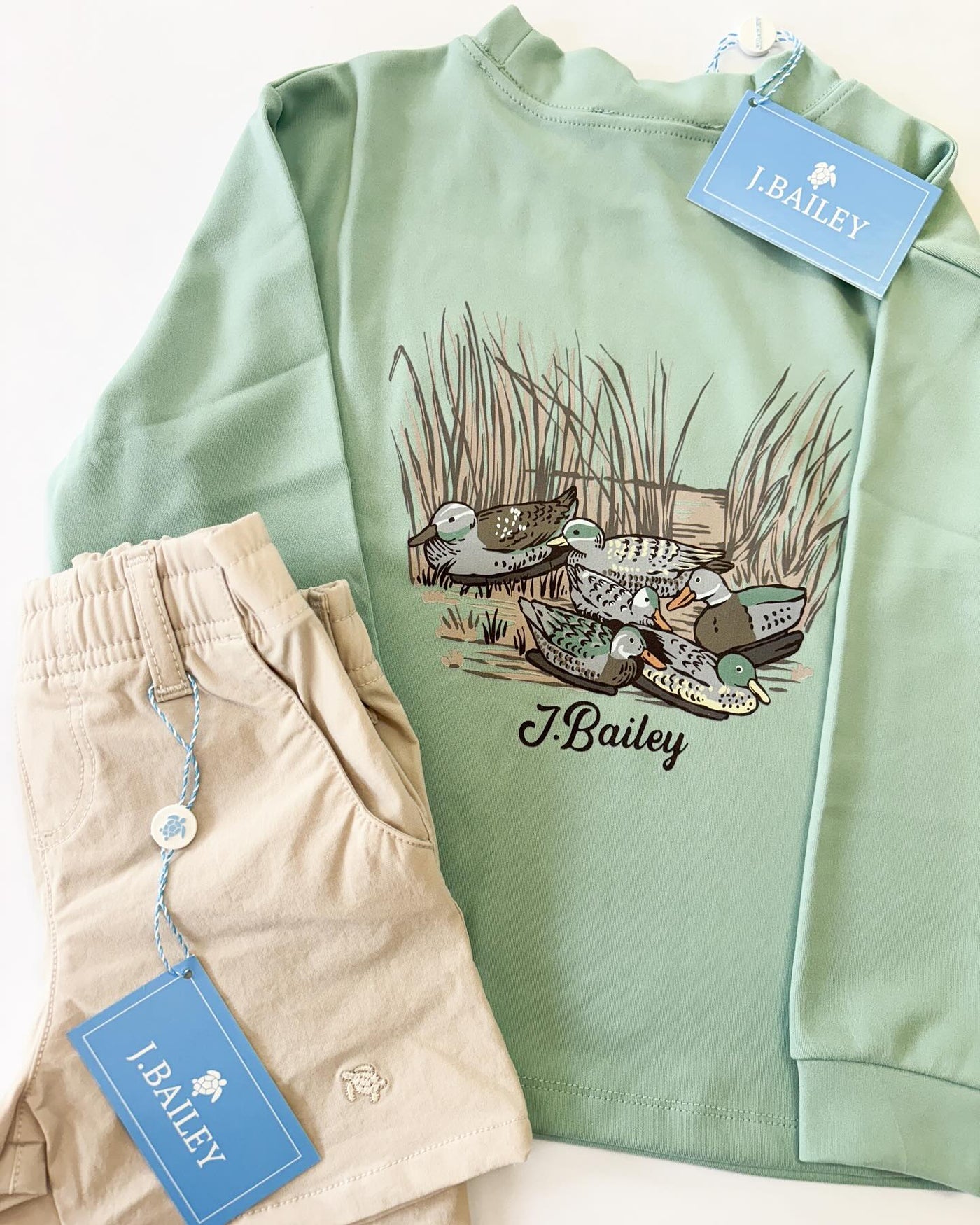 LS Performance Logo Tee - Decoy on Green