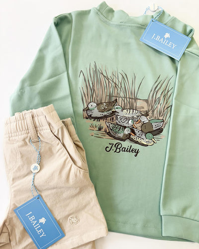 LS Performance Logo Tee - Decoy on Green