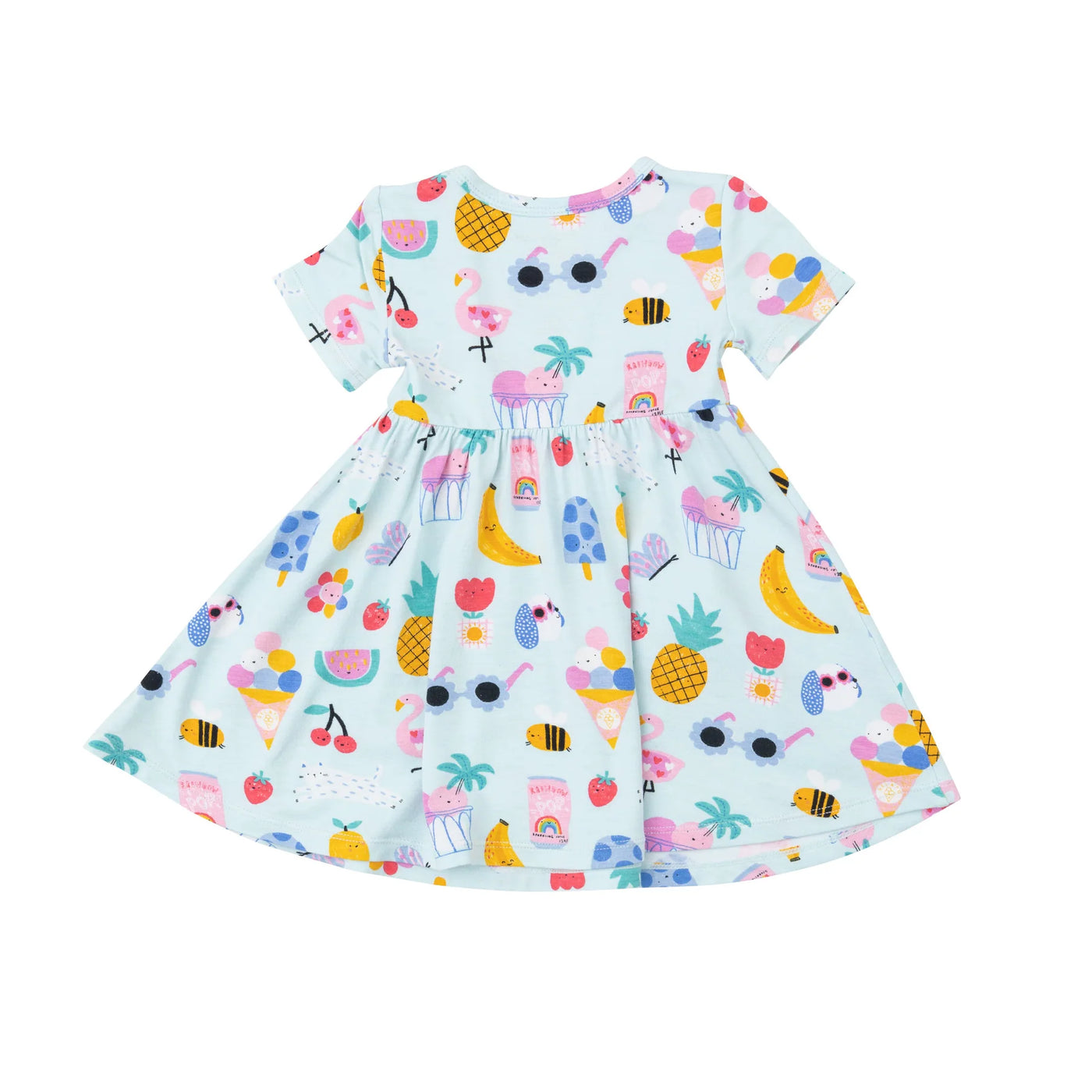 ANGEL DEAR ICE CREAM GIGGLES TWIRLY S/S DRESS 1