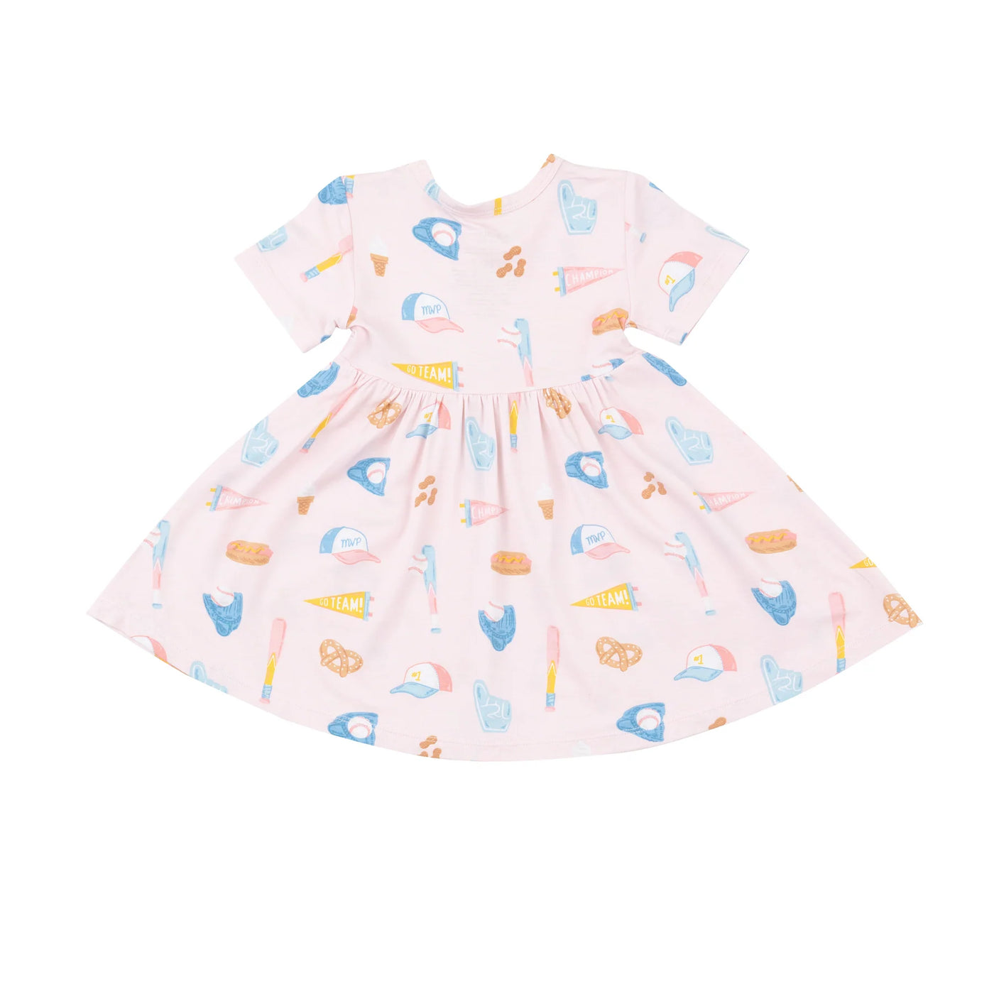 ANGEL DEAR SOFTBALL TWIRLY S/S DRESS