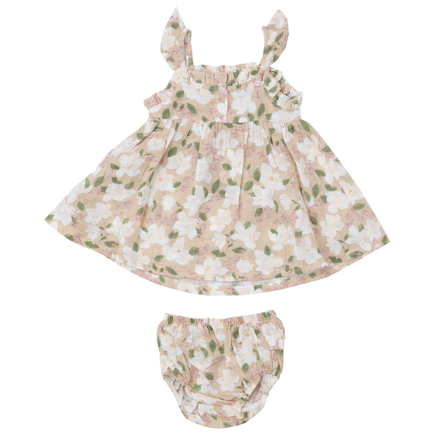 ANGEL DEAR MAGNOLIAS PAPERBAG RUFFLE SUNDRESS