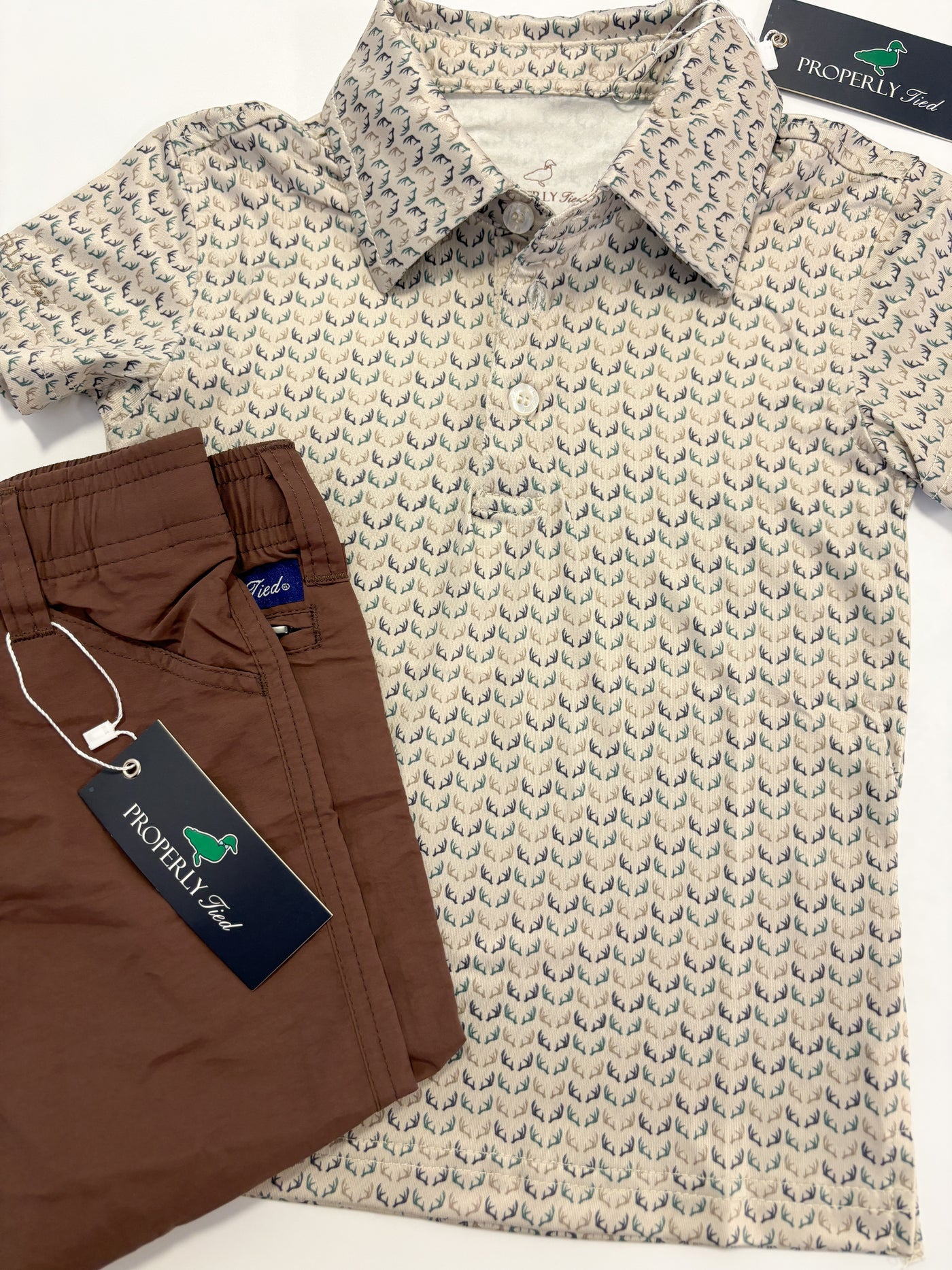 Boys Inlet Polo Antlers