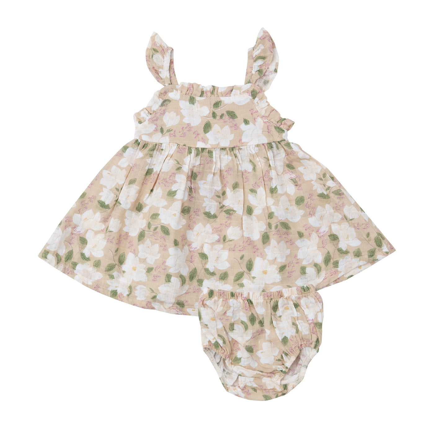ANGEL DEAR MAGNOLIAS PAPERBAG RUFFLE SUNDRESS
