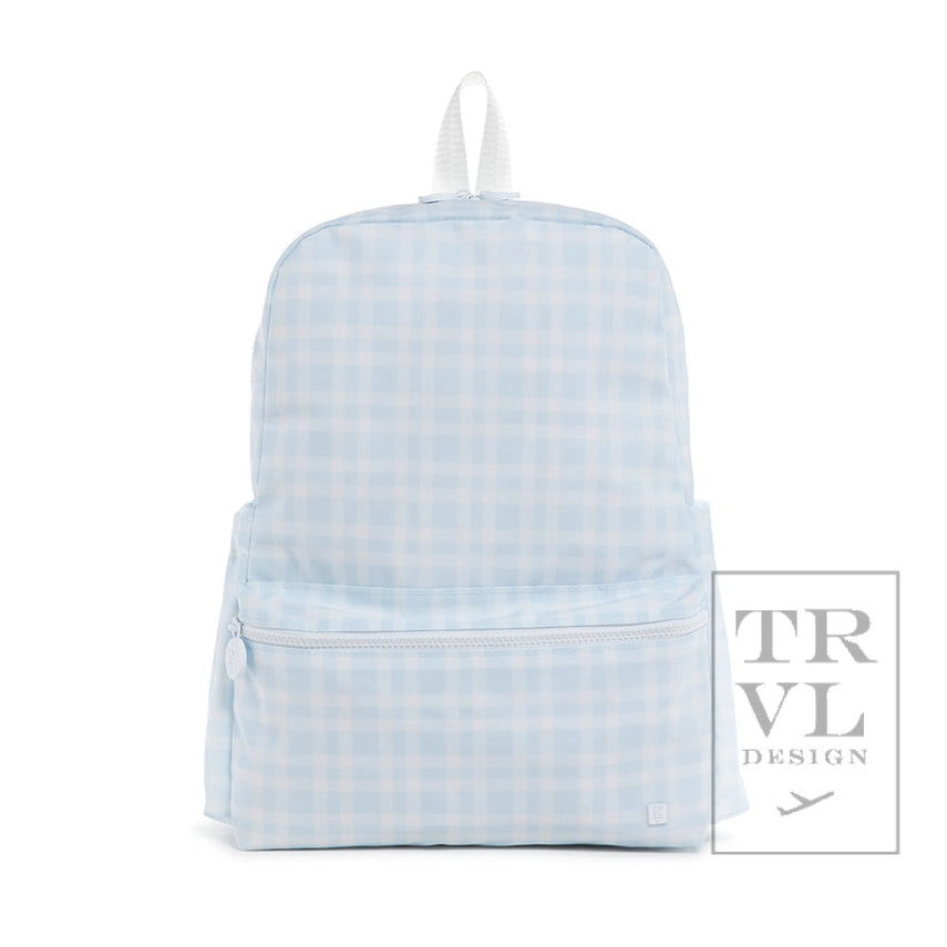 TRVL BACKPACKER - Backpack Pimlico Plaid Blue