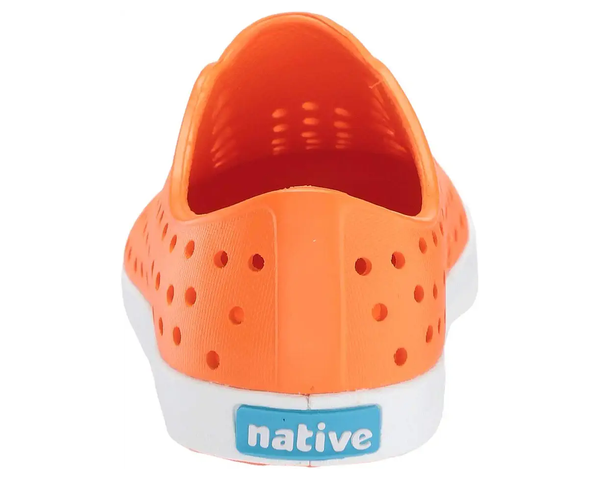 Native Shoes Jefferson Slip-on Sneakers - City Orange/Shell White