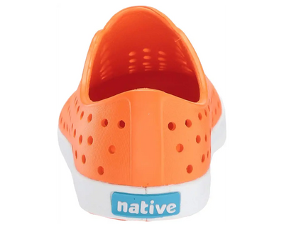 Native Shoes Jefferson Slip-on Sneakers - City Orange/Shell White