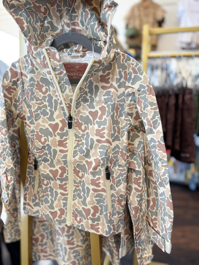 Boys Canopy Rain Jacket Field Camo