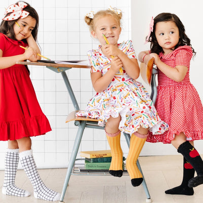 Back To School Knee High Sock 3-Pack