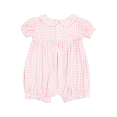 Mini Gingham Classic Puff Sleeve Baby Doll Bubble