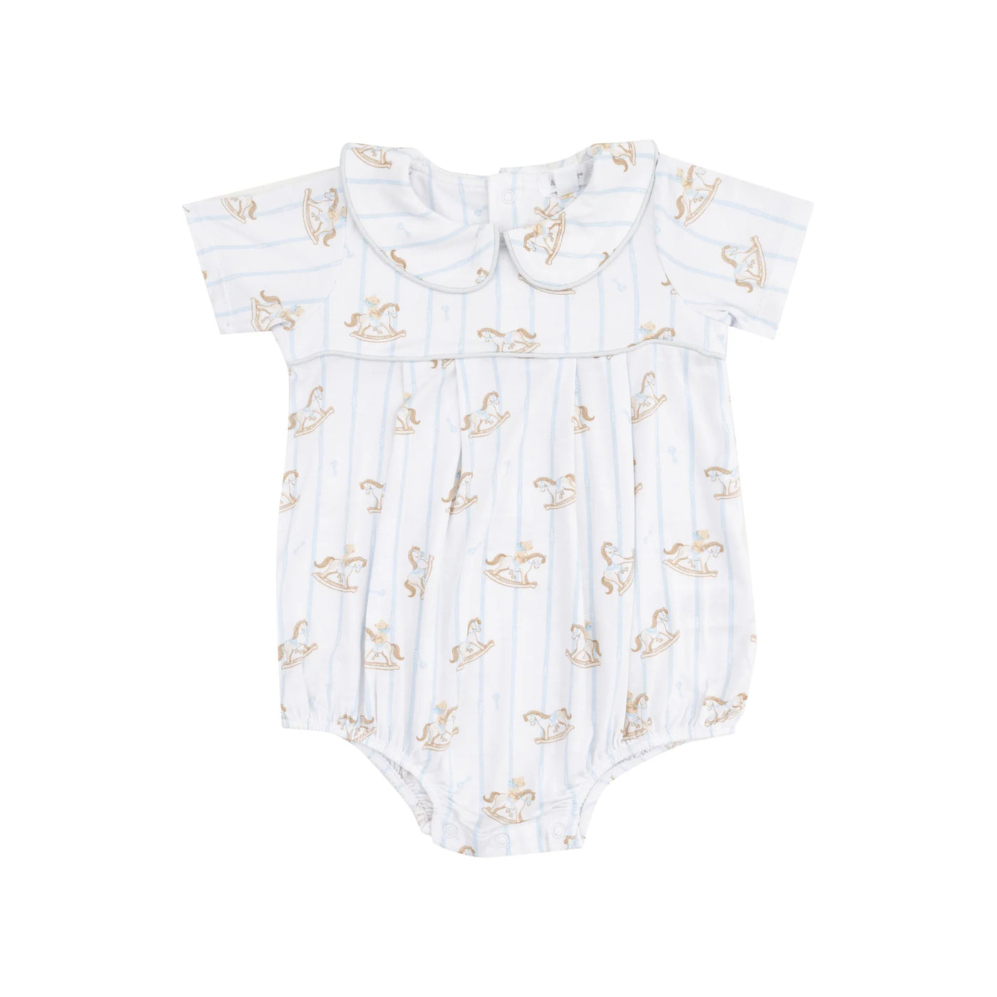 Vintage Rocking Horse Classic Box Pleat Bubble