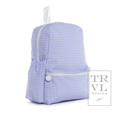 TRVL BACKPACKER - Backpack Gingham Lilac