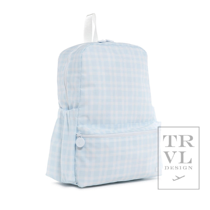 TRVL BACKPACKER - Backpack Pimlico Plaid Blue