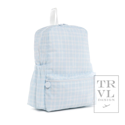 TRVL BACKPACKER - Backpack Pimlico Plaid Blue