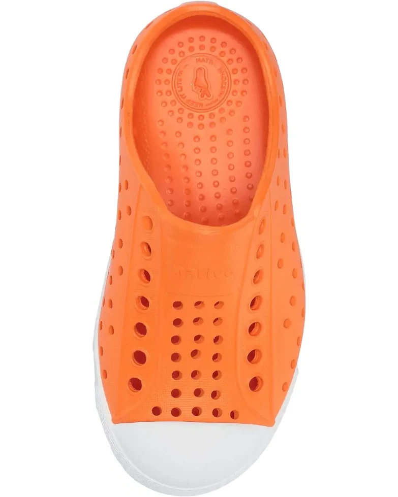 Native Shoes Jefferson Slip-on Sneakers - City Orange/Shell White