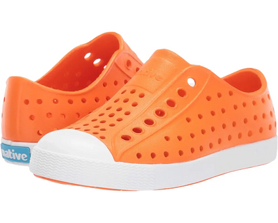 Native Shoes Jefferson Slip-on Sneakers - City Orange/Shell White