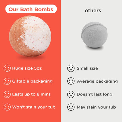 Superhero Kids Bath Bombs Gift Set with Toys Inside