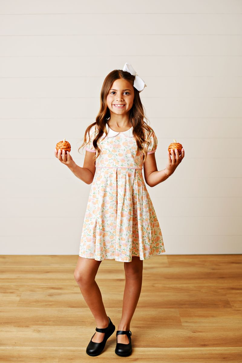 PUMPKIN PLEAT PROPER DRESS