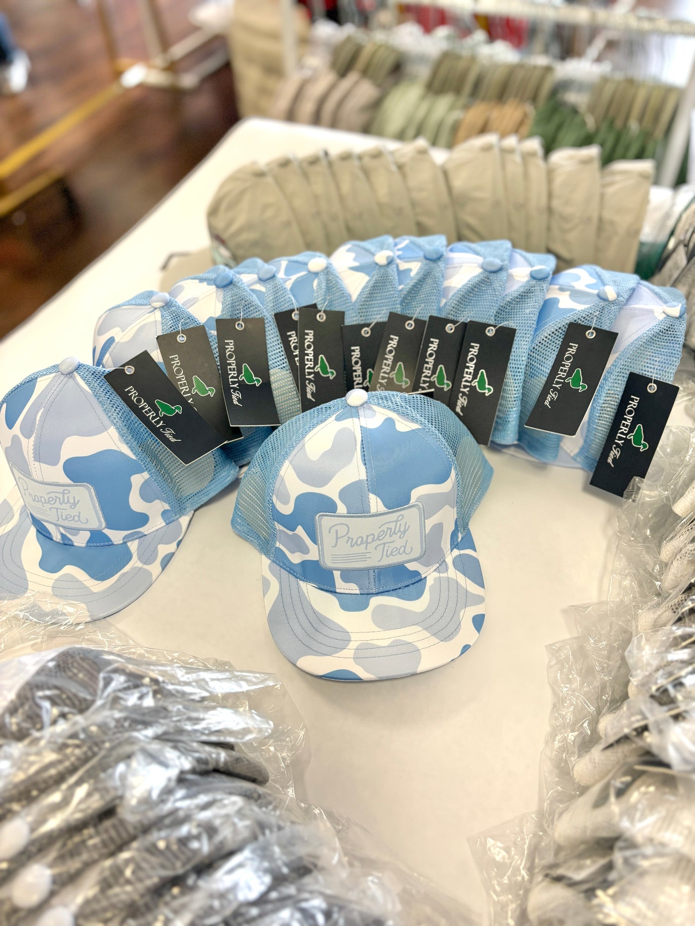 Boys Sportsman Trucker Hat River Camo