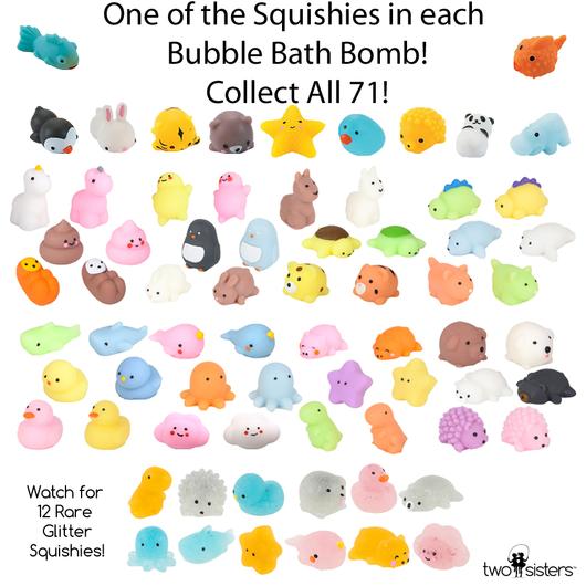 Squishy Bath Bombs For Kids with Toy Surprises