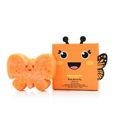 Spongellé Bella Butterfly Nature Animals Sponge