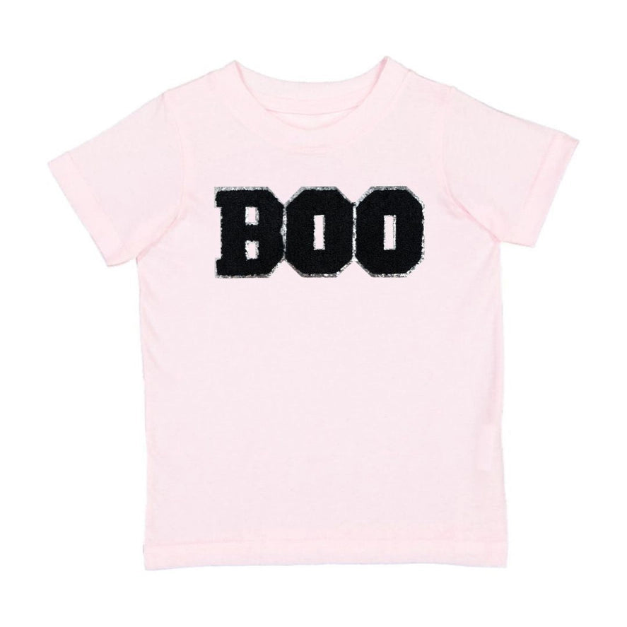Boo Patch Halloween Short Sleeve T-Shirt - Kids Halloween