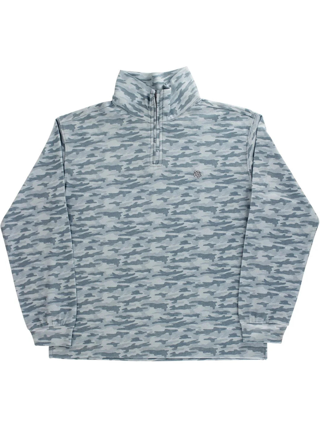 Gray Camo Performance Half Zip