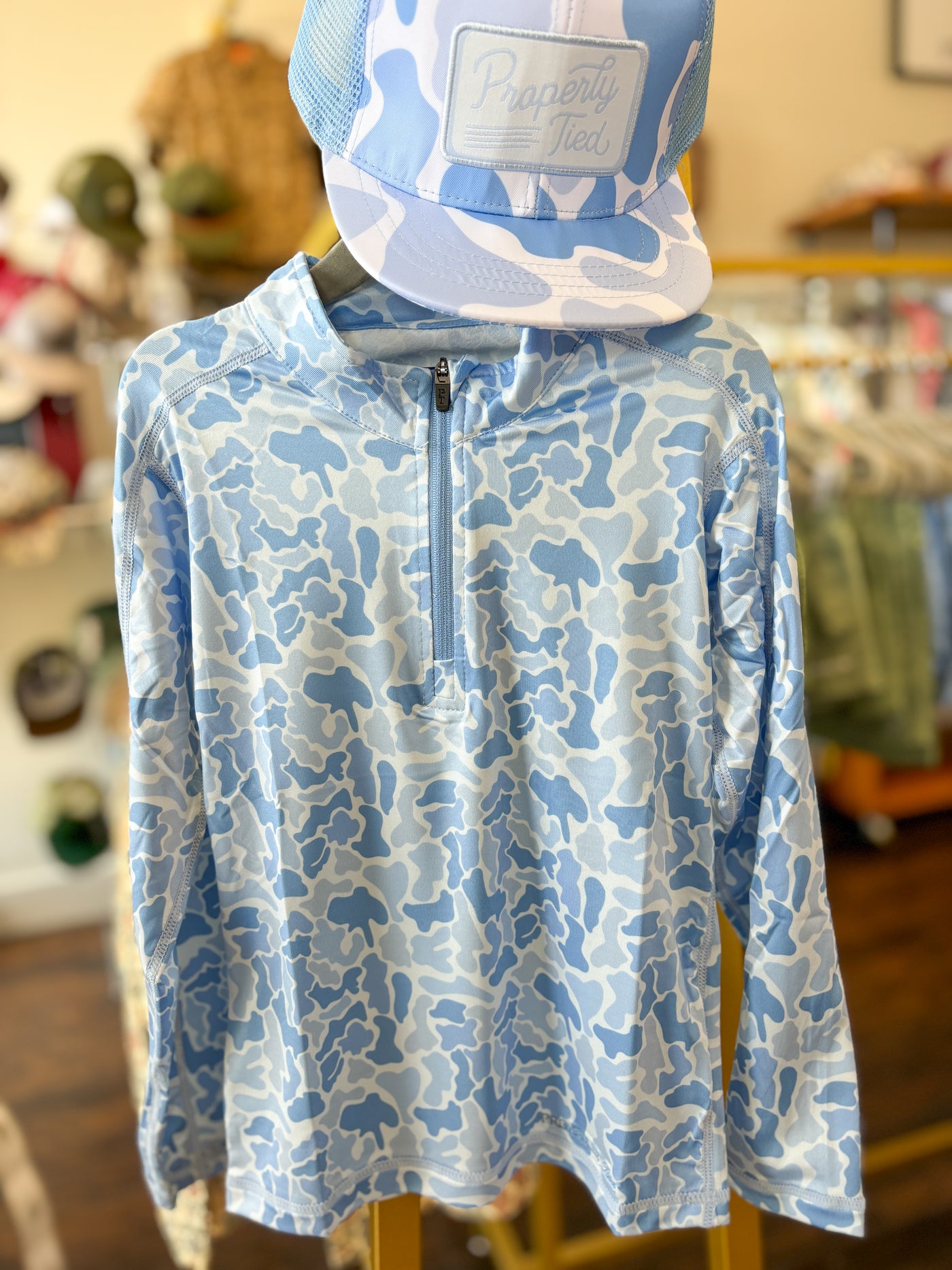 Boys Finn Pullover River Camo