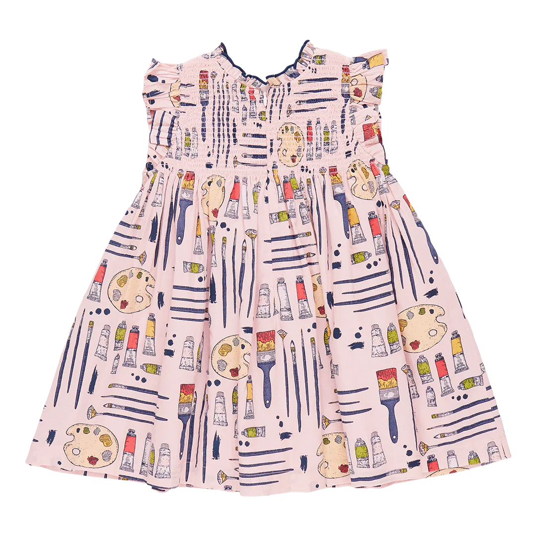 Girls Stevie Dress - Tiny Artist