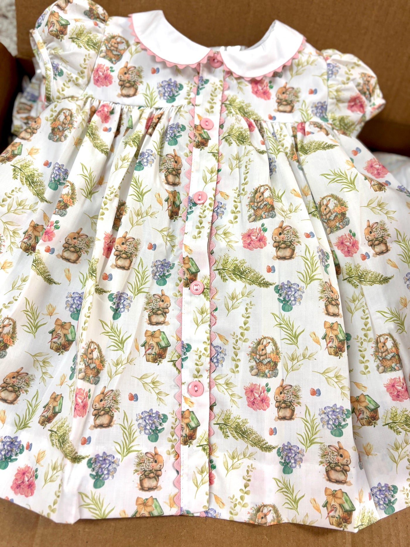 Confetti Kids Bunny Open Front Dress