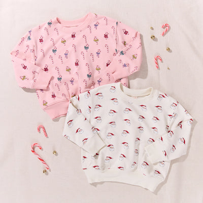 PLAY SWEATSHIRT - MINI CANDY CANE