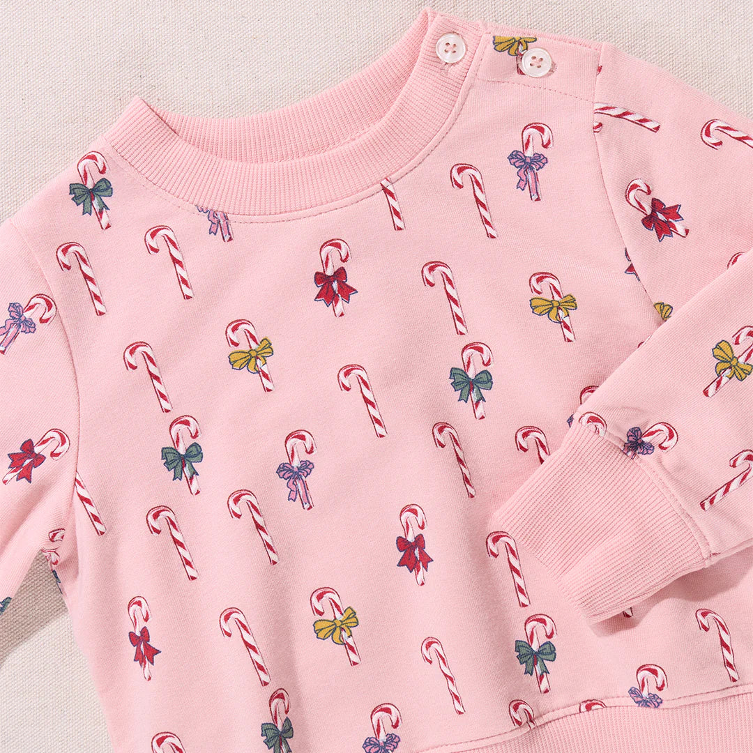 BABY JAX JOGGER SET - MINI CANDY CANE