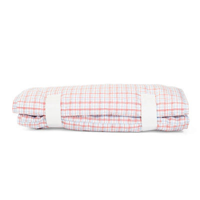 TRVL NAP MAT - Rest Up! CLASSIC PLAID RED