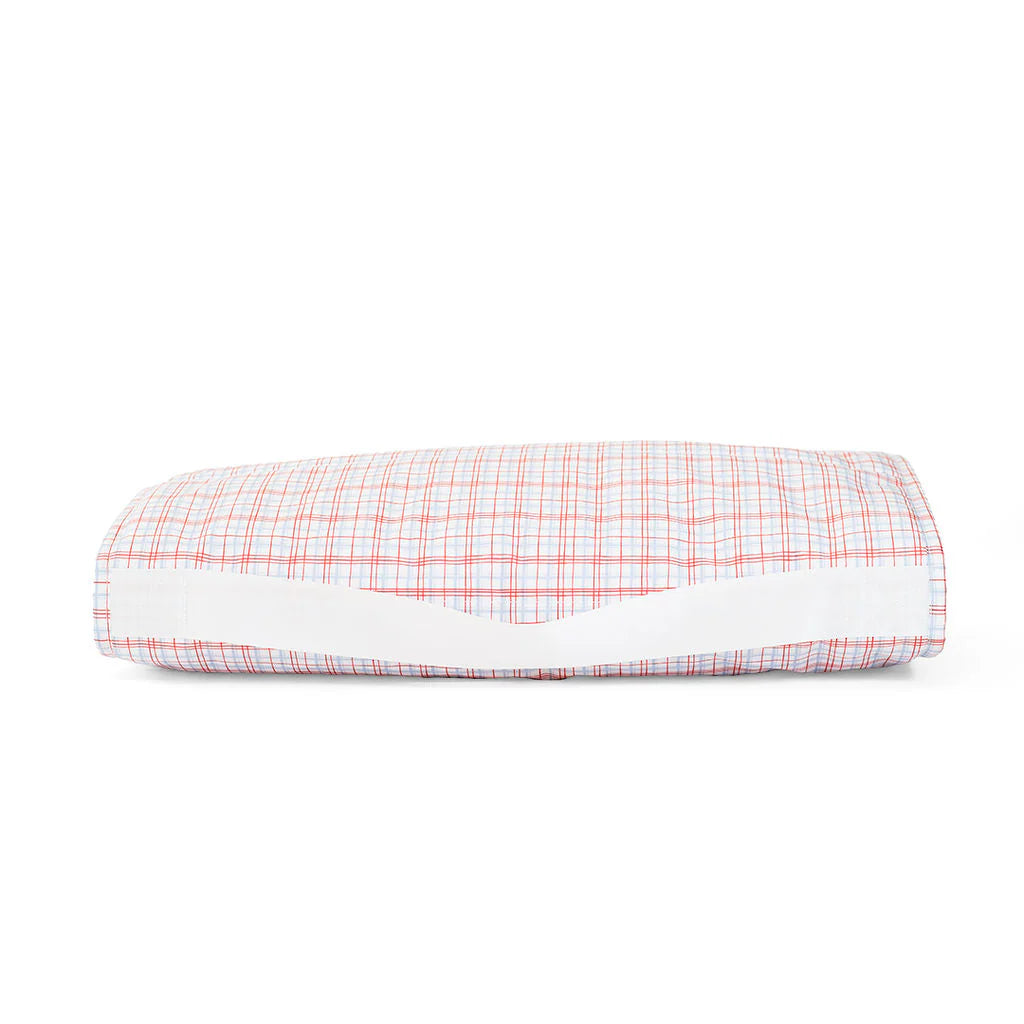 TRVL NAP MAT - Rest Up! CLASSIC PLAID RED