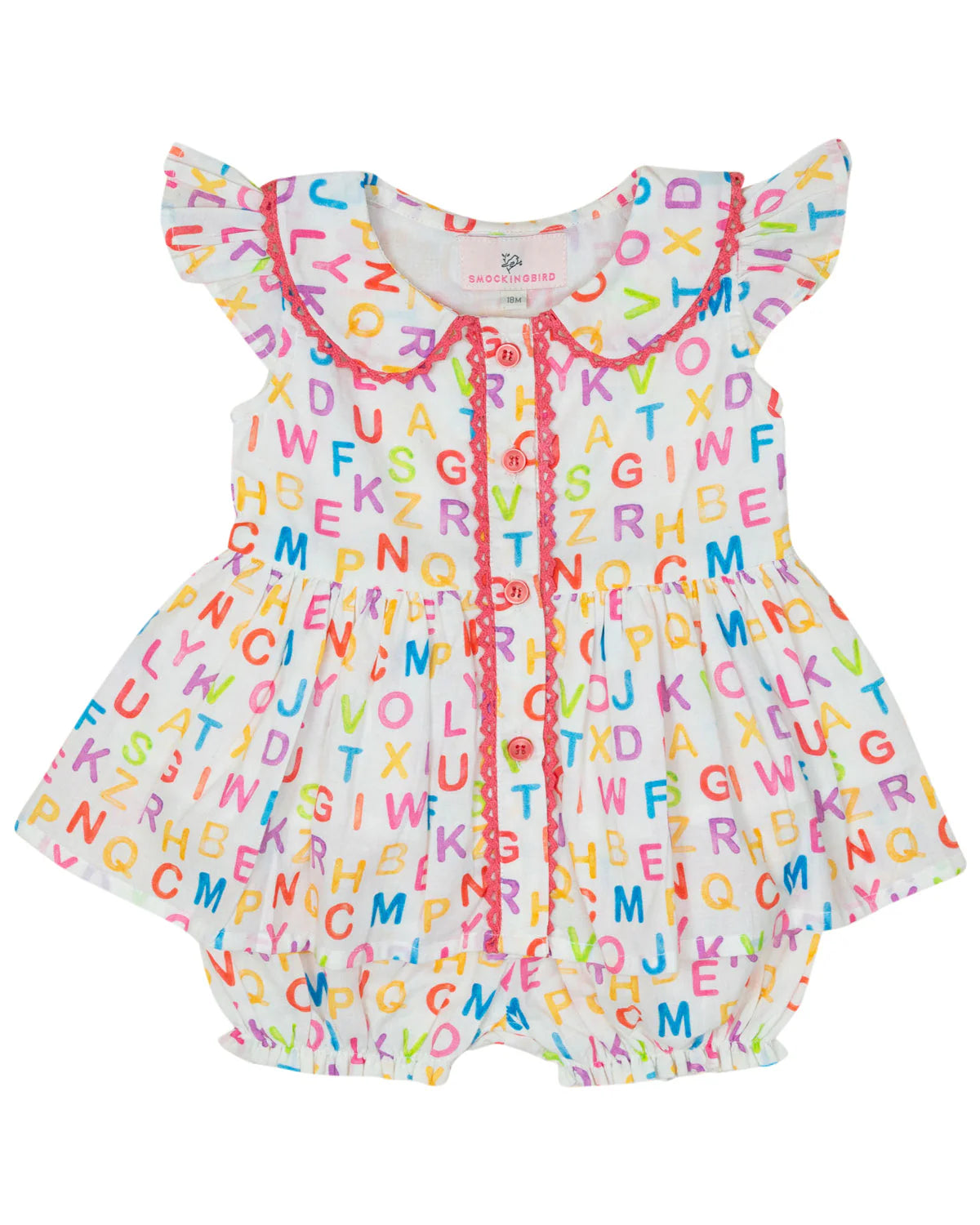 ABC Flutter Sleeve Bloomer Set
