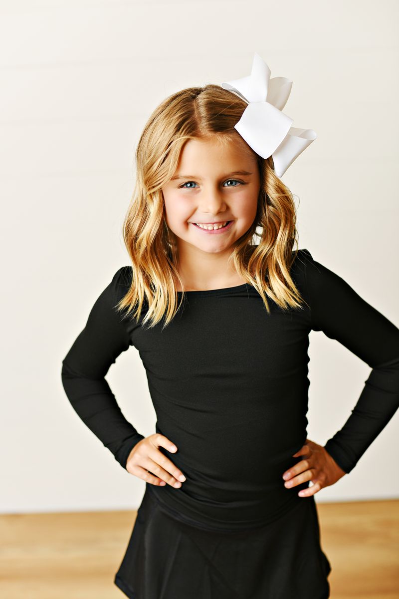 SWOON ACTIVE BLACK L/S TOP