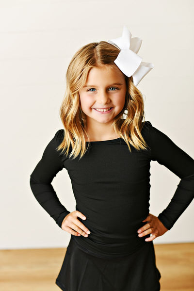 SWOON ACTIVE BLACK L/S TOP