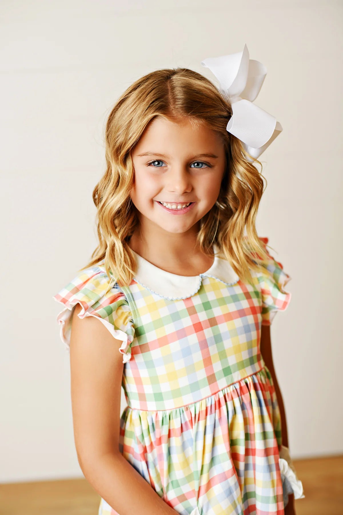Swoon Kids Back to School Plaid Proper Dress