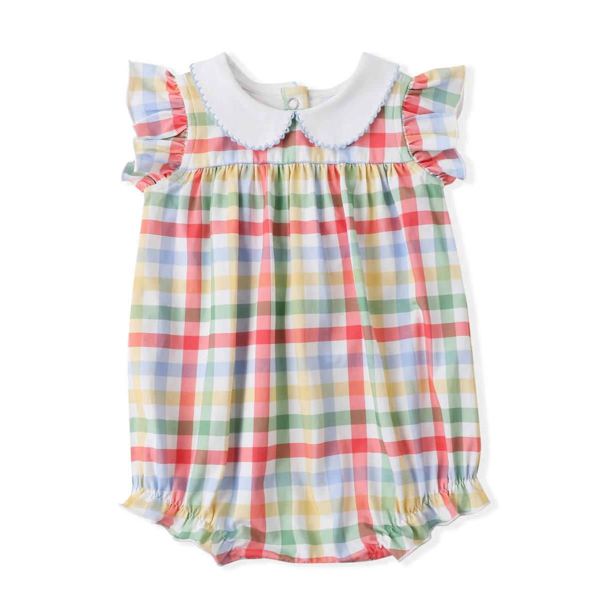 Swoon Baby Back to School Plaid Proper Bubble
