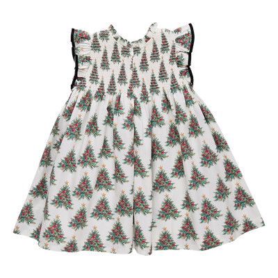 Girls Stevie Dress - Vintage Trees