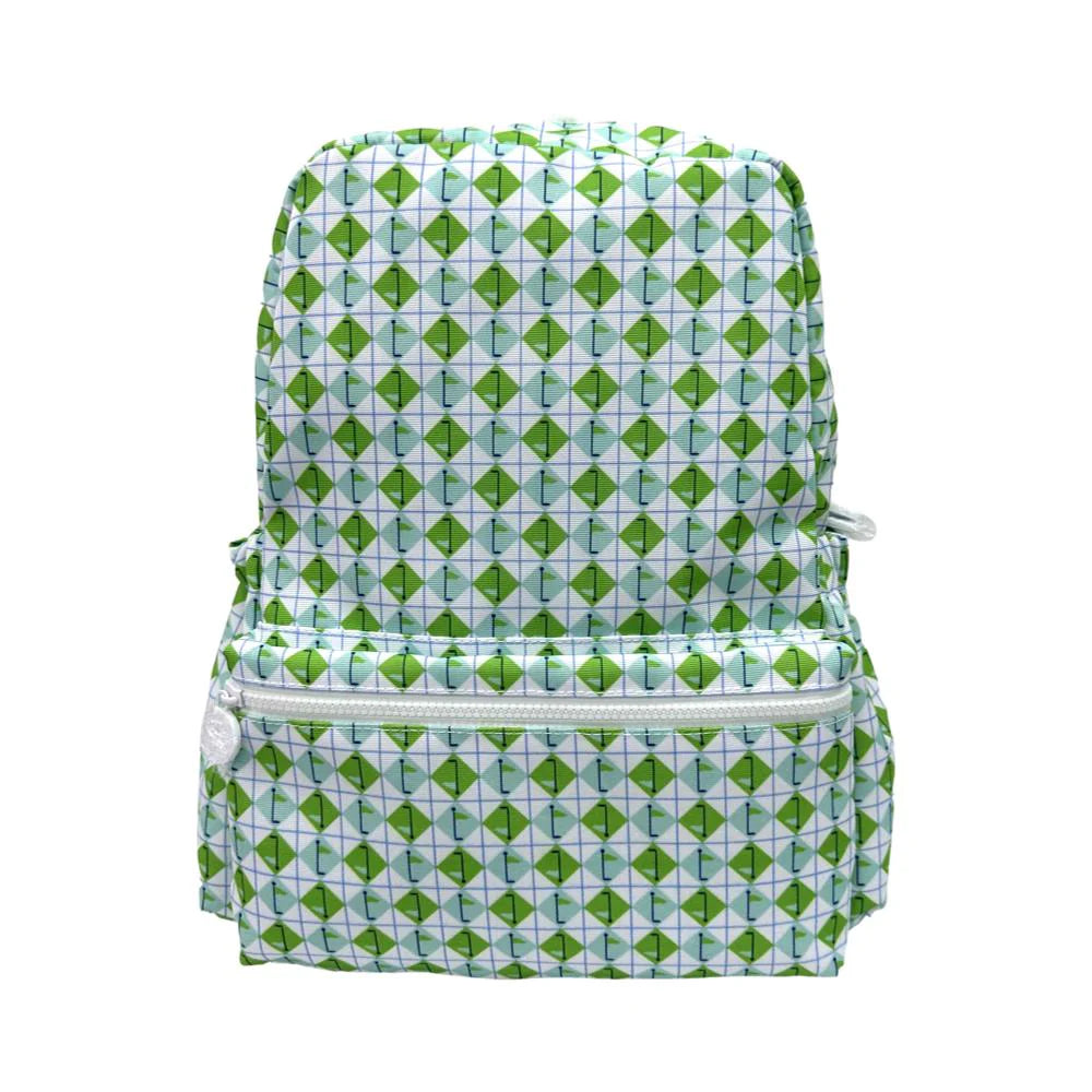 TRVL BACKPACKER - BACKPACK TEE TIME AQUA GREEN DIAMOND