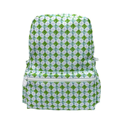 TRVL BACKPACKER - BACKPACK TEE TIME AQUA GREEN DIAMOND