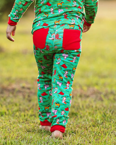 Cowboy Christmas Pajama Set