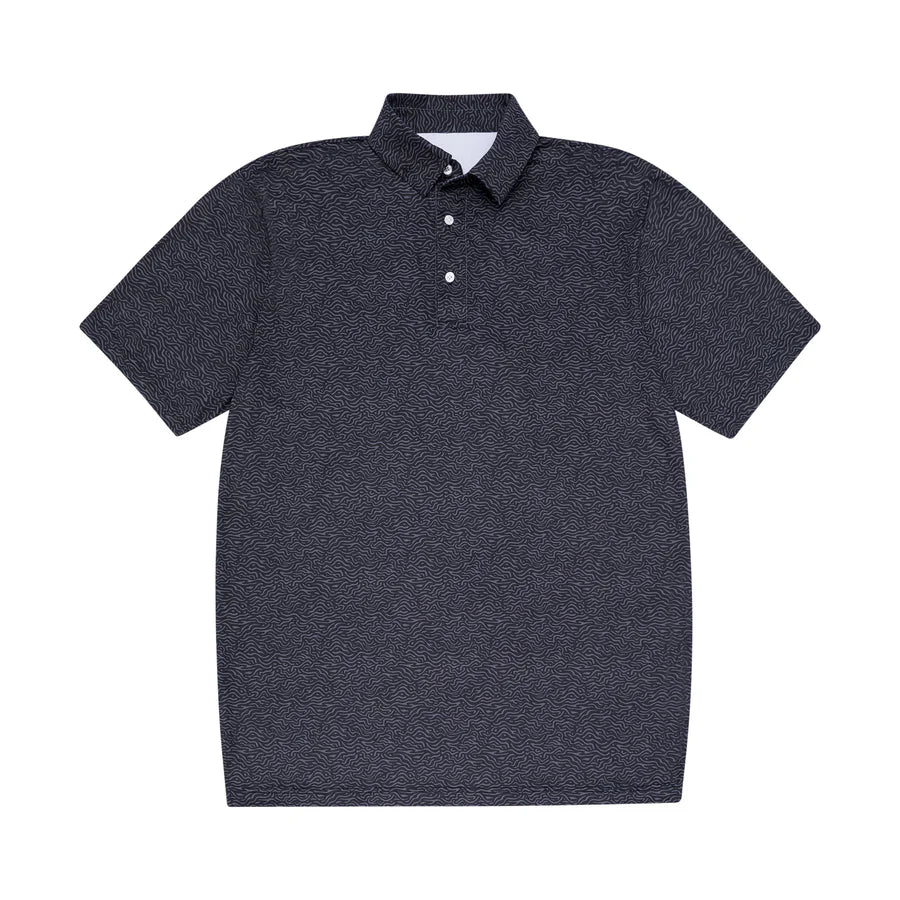 Youth Black Topo Polo