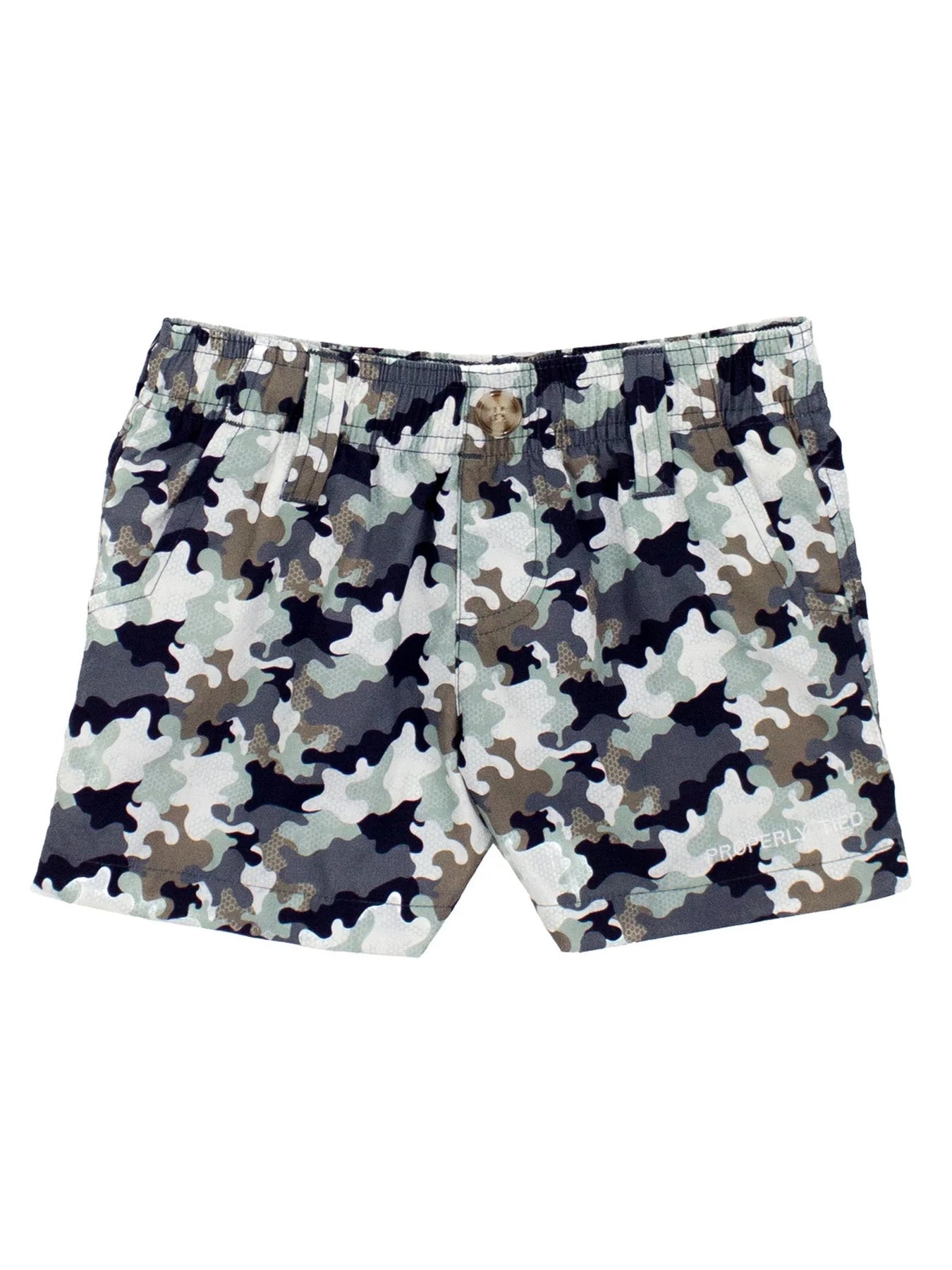 Boys Mallard Short Delta Backwater Camo