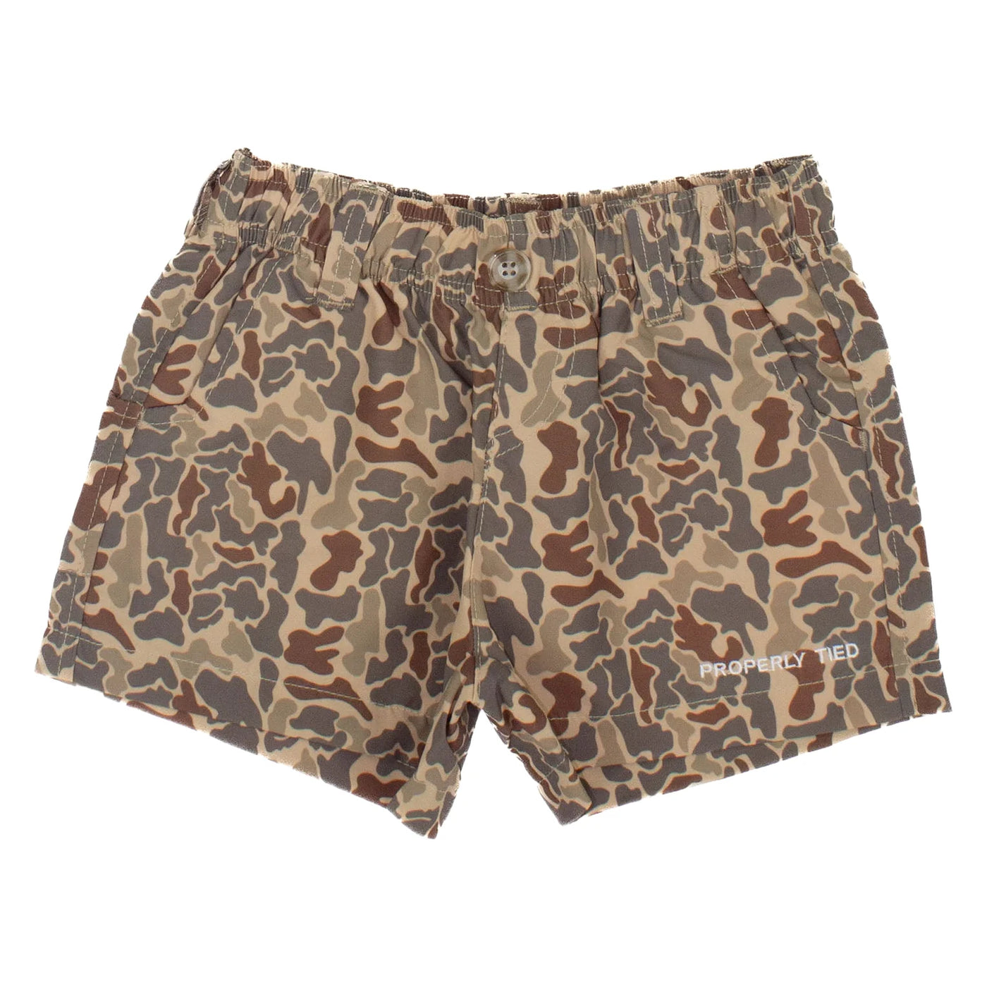 Boys Mallard Short Vintage Camo