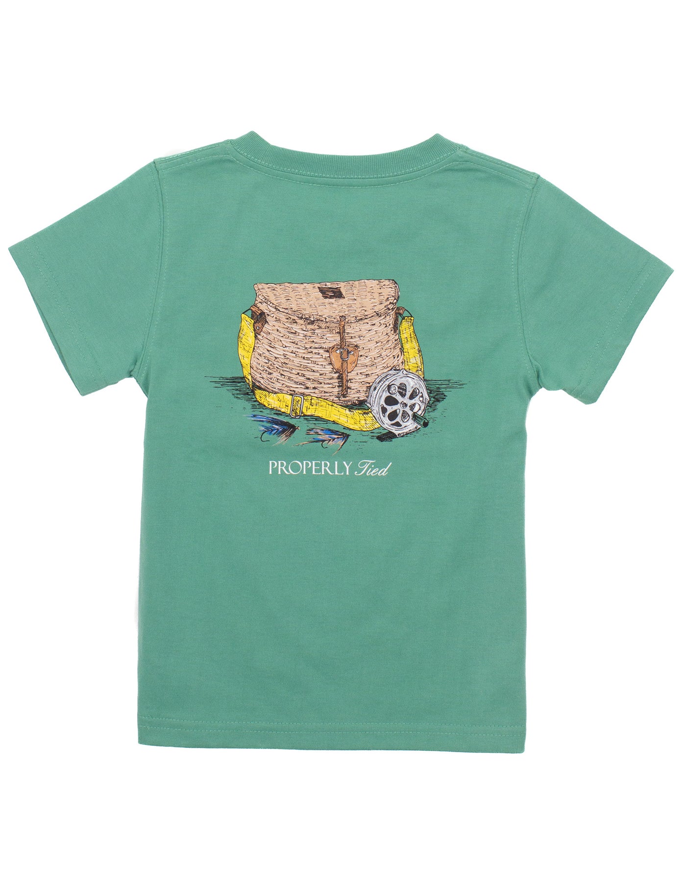 Properly Tied Boys Fly Basket SS Ivy