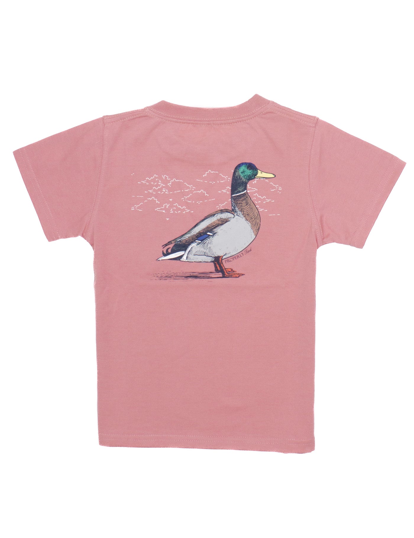 Properly Tied Boys Duck SS Salmon