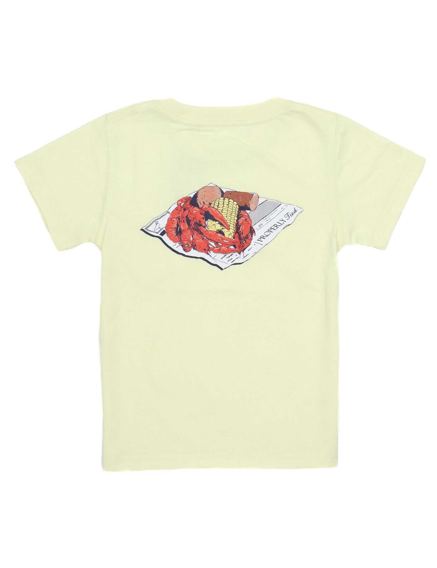 Properly Tied Boys Hot Off The Press SS Light Yellow