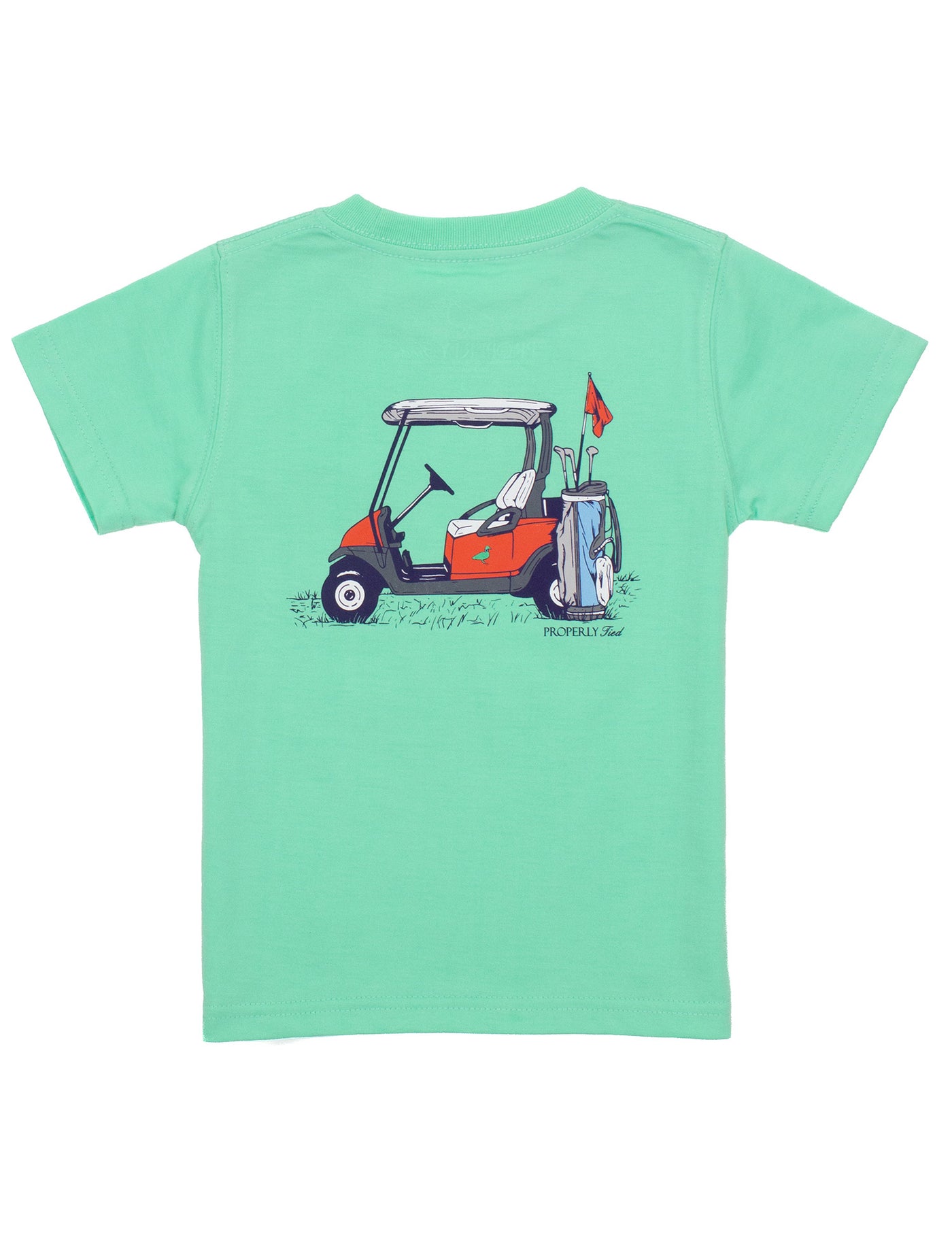 Properly Tied Boys Country Club SS Wash Green