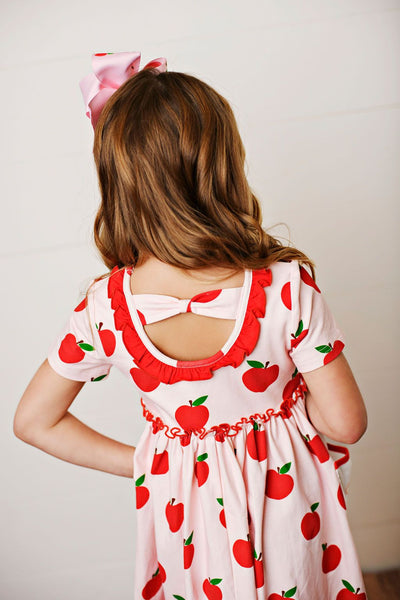 Swoon Baby Apple Pocket Embroidery Dress